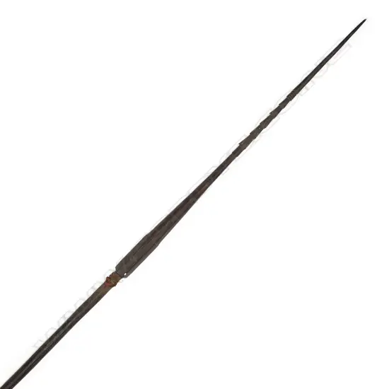 A vintage quality old Solomon Island long spear,